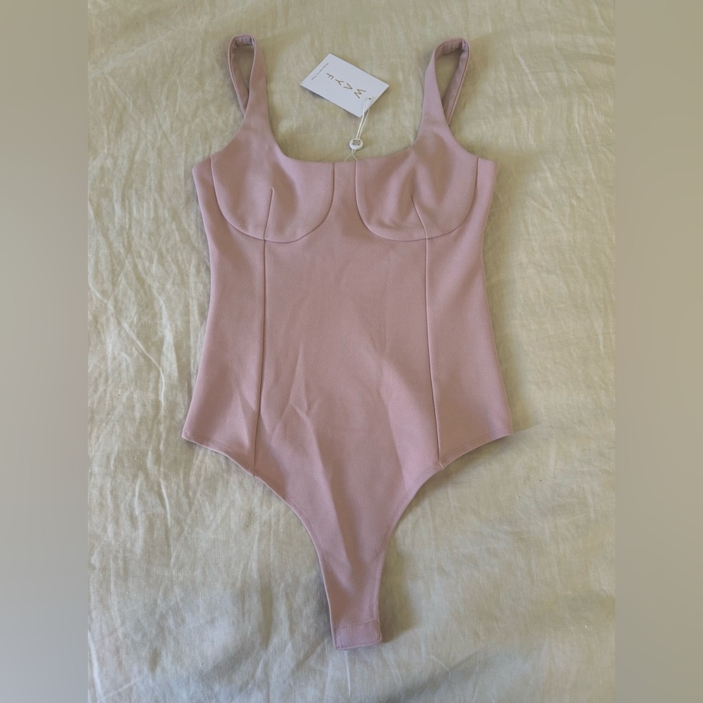 Wayf Bravado Tank Cupped Thong Bodysuit
